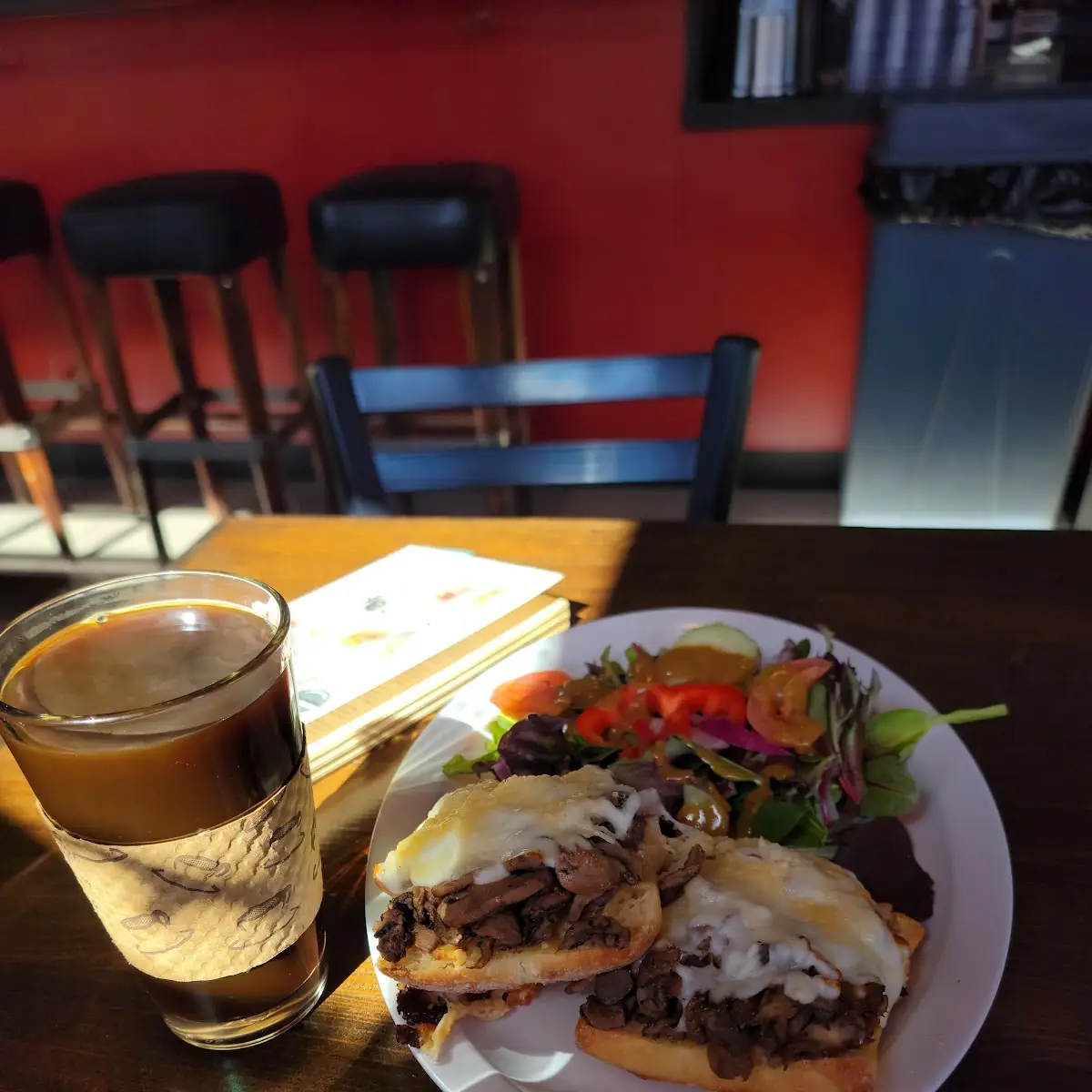 Mushroom Swiss Burger