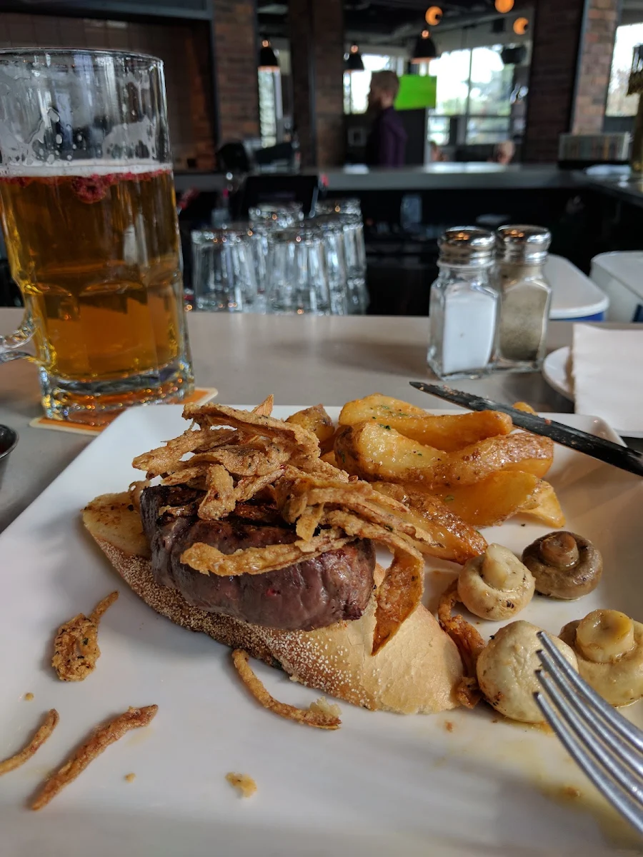 Bavarian Beef Dip Sandwich, Brewsters Brewing Company and Restaurant - Unity Square