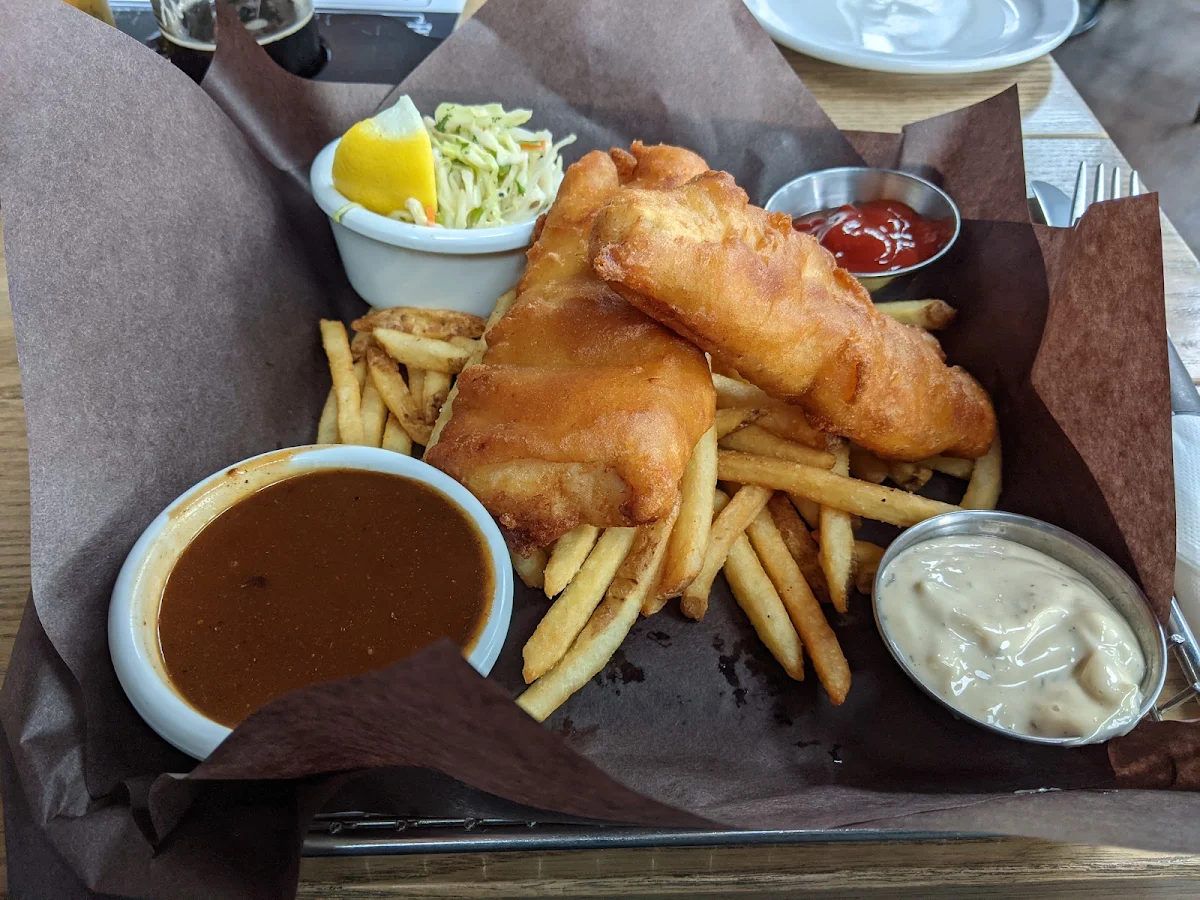Fish and Chips, Brewsters Brewing Company and Restaurant - Unity Square