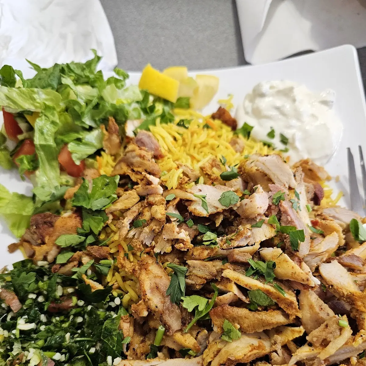 Chicken Shawarma Plate