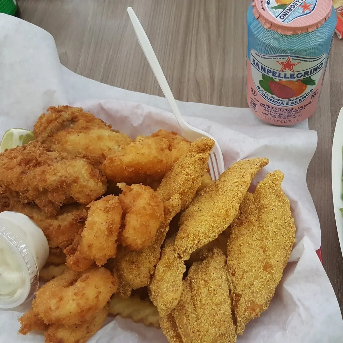 Seafood Platter with Salad