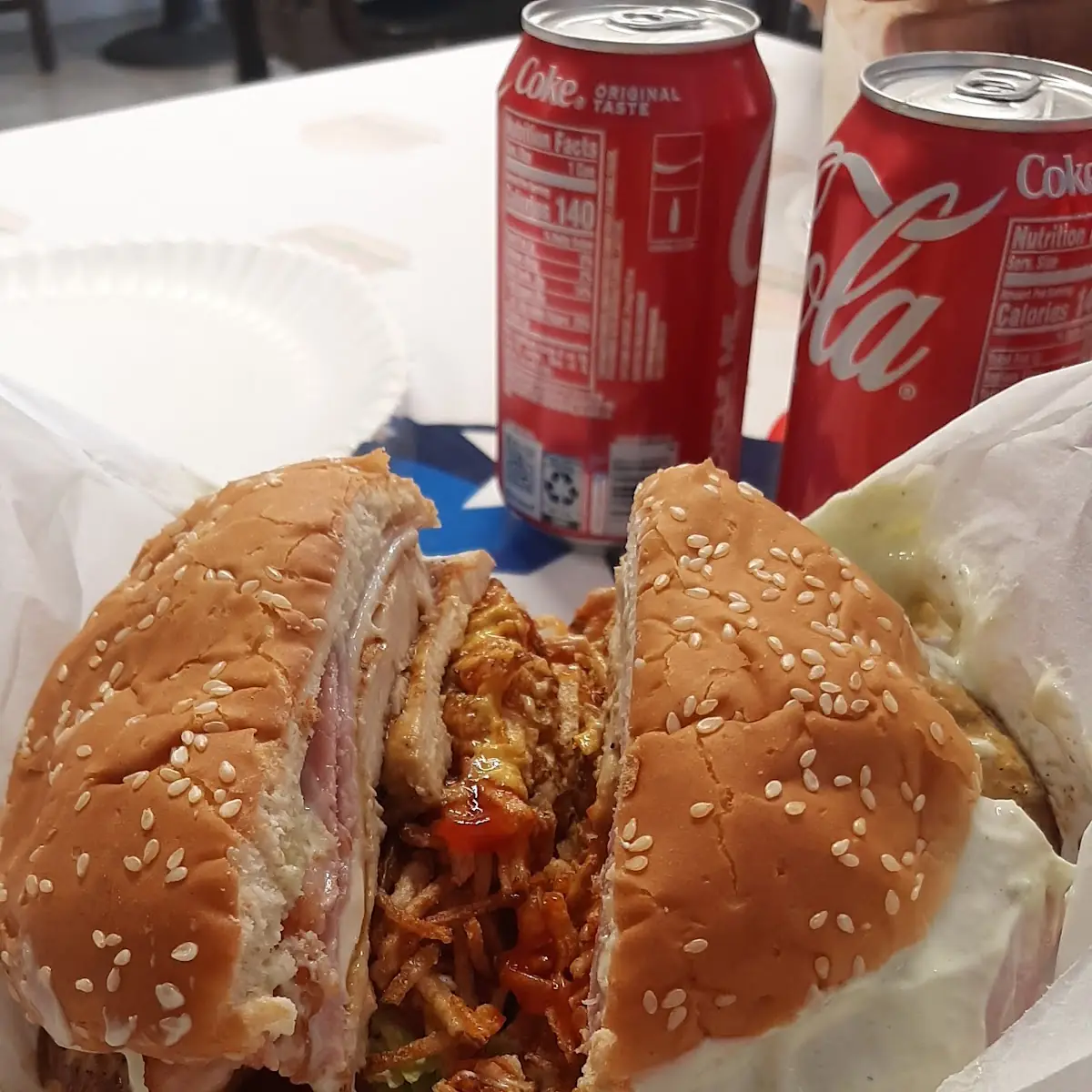 Hamburguesa de Pollo Sencilla