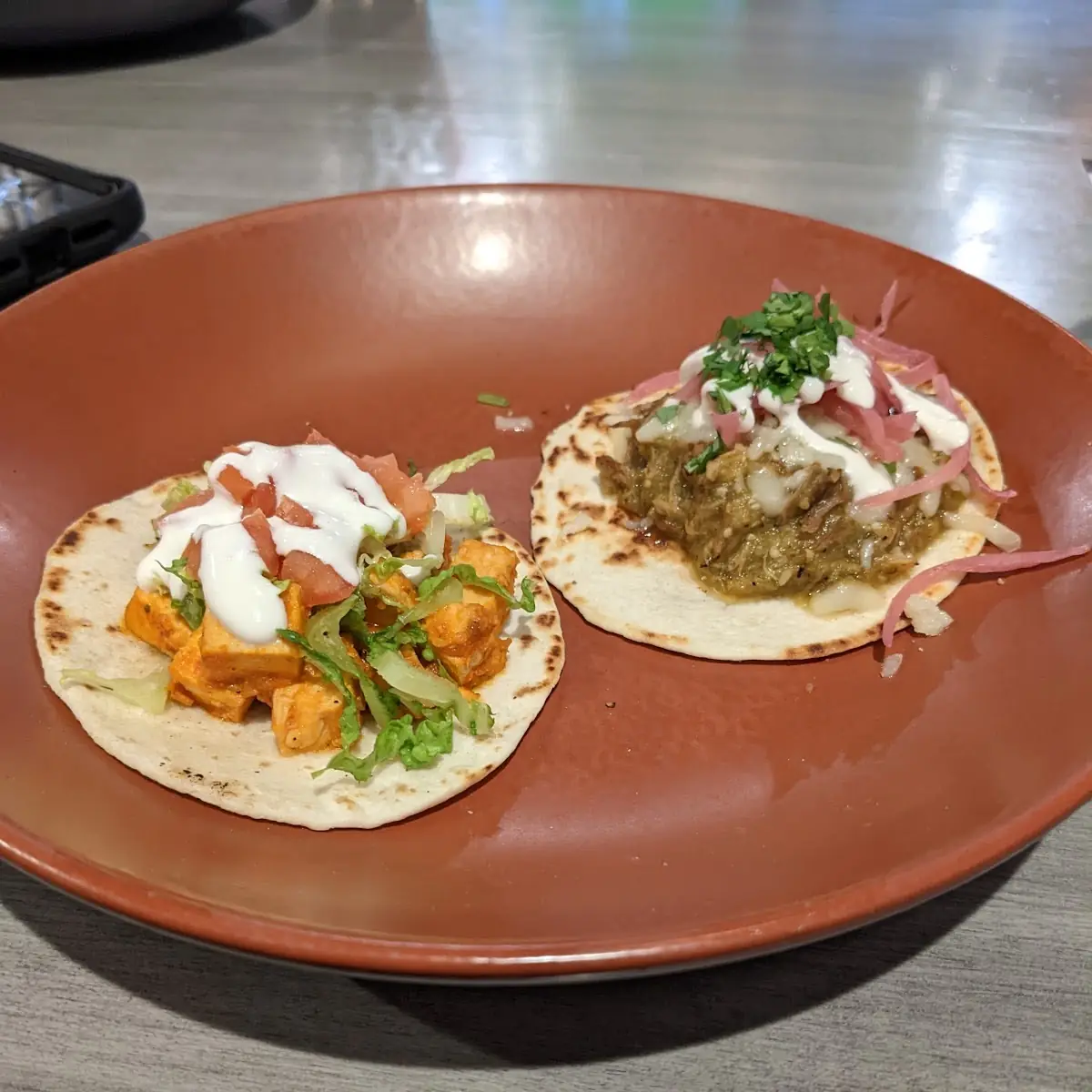 Pork Chile Verde Taco