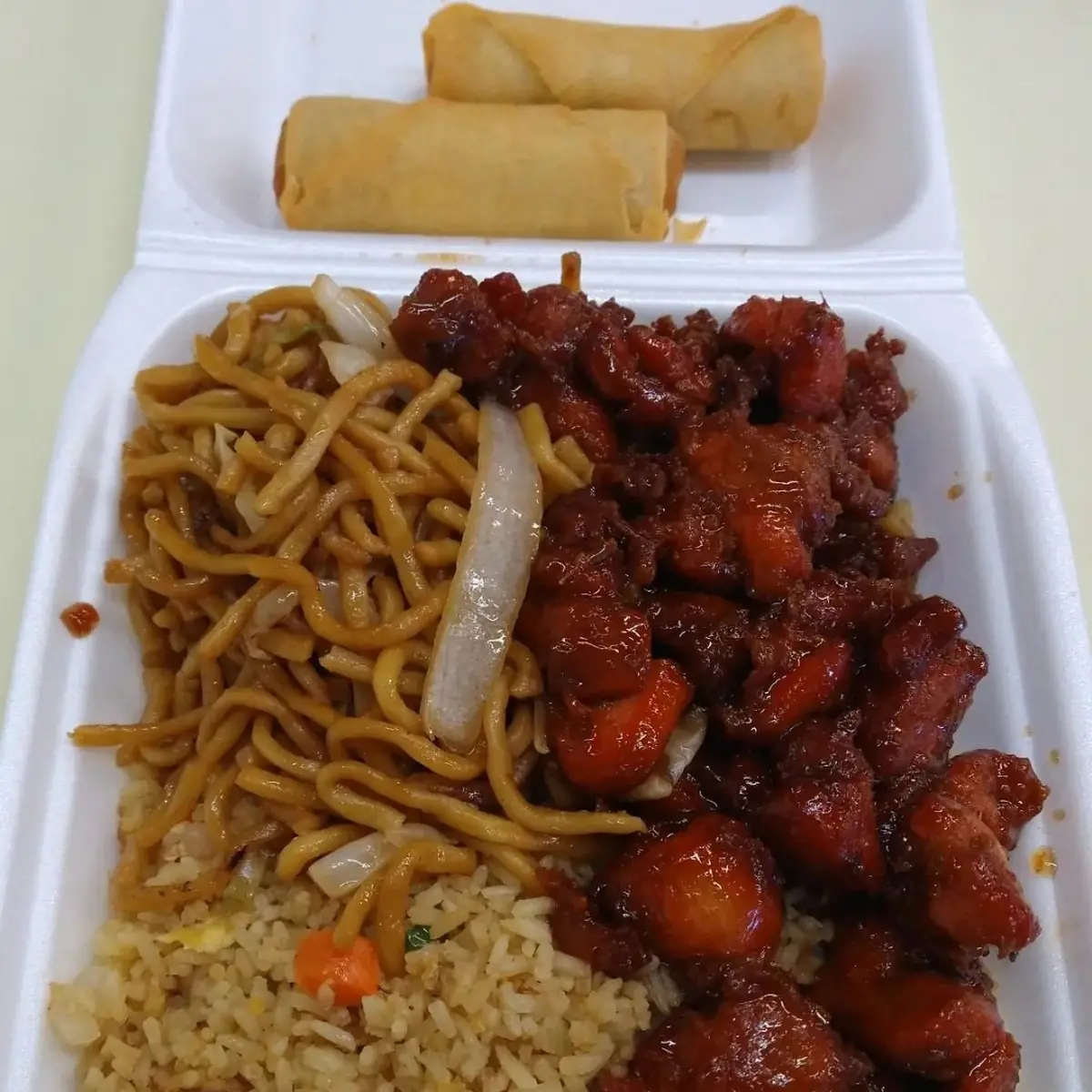 Sesame Chicken Fried Rice