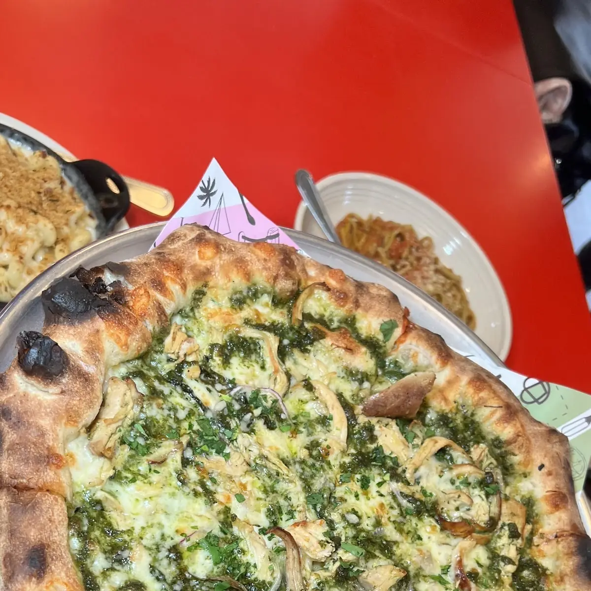 Pesto Chicken Pizza