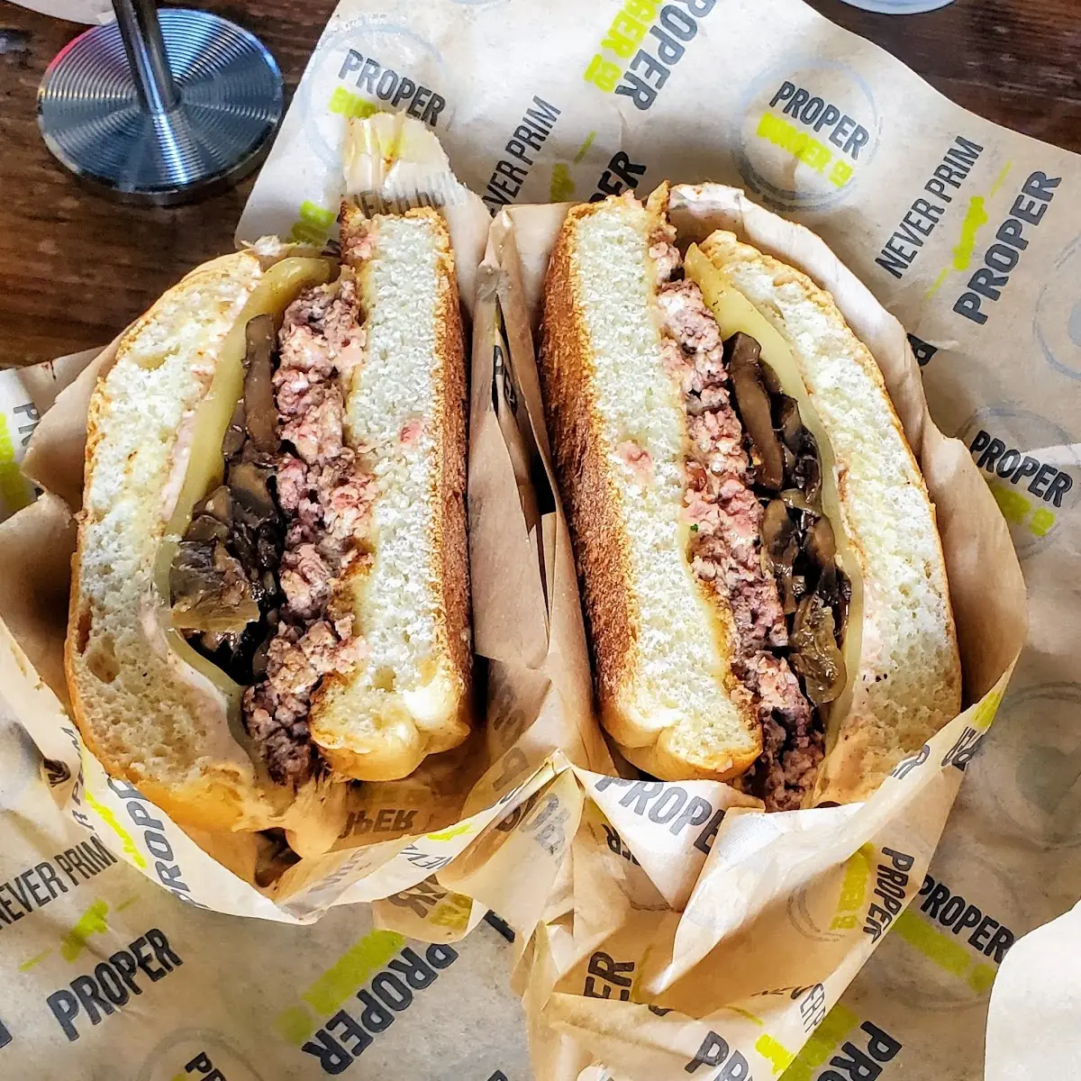 Swiss Mushroom Burger