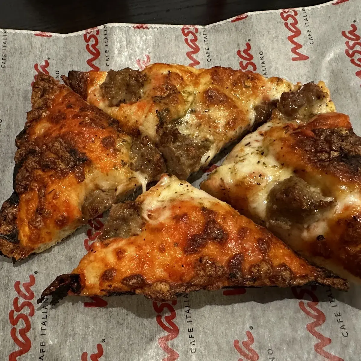 Sausage Pizza Slice