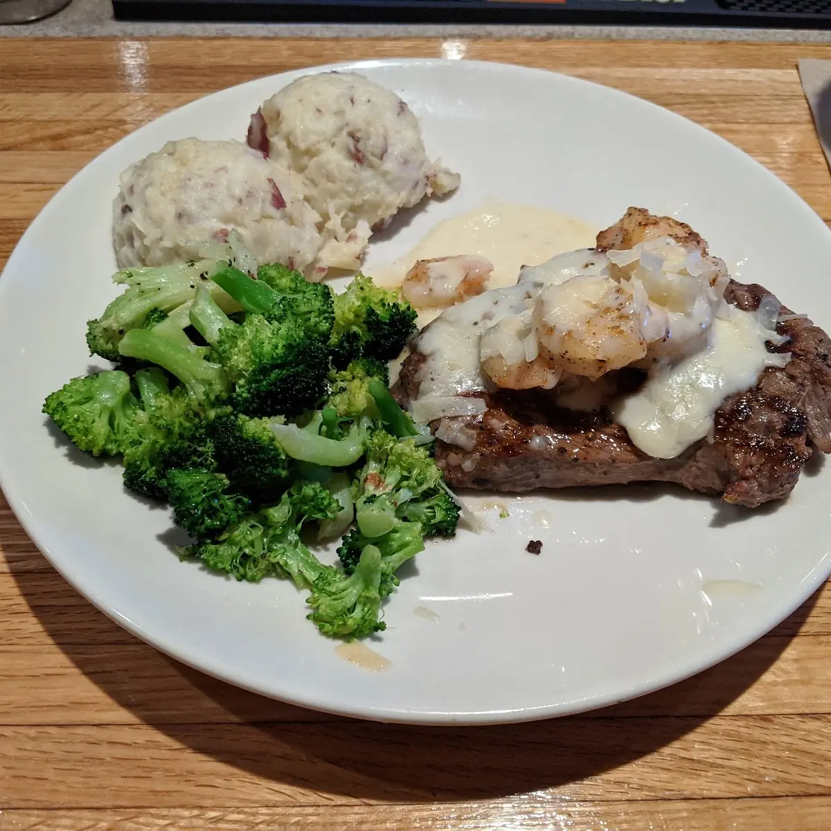 Shrimp 'N Parmesan Sirloin