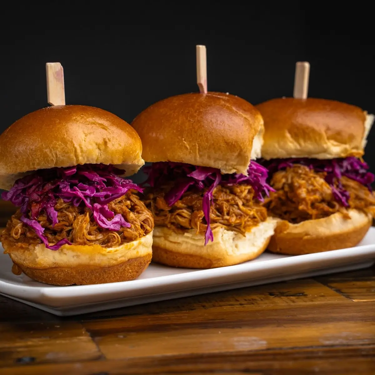 Pulled Chicken Sliders