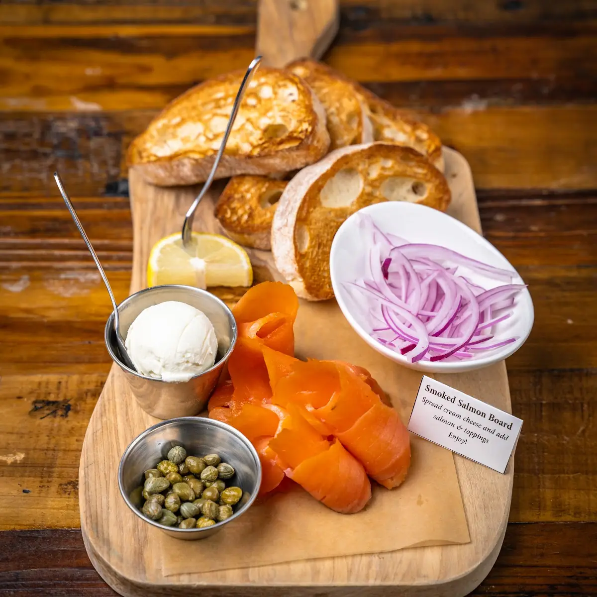 Smoked Salmon Board