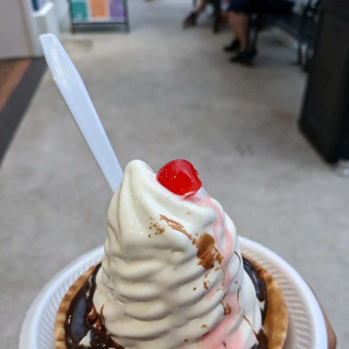 Hot Fudge Brownie Waffle Bowl
