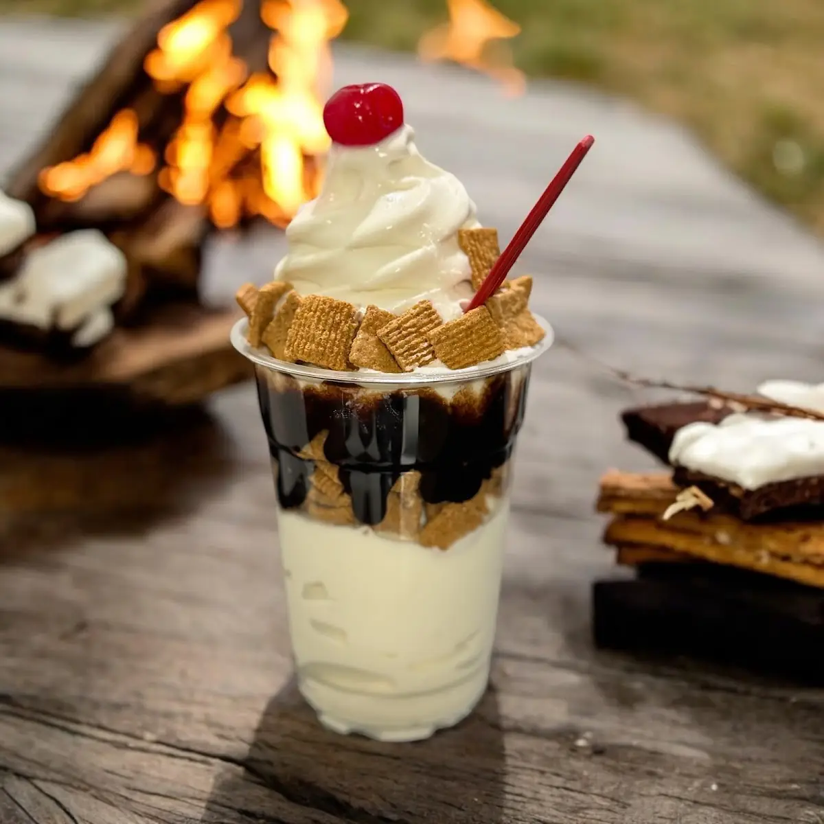 Hot Fudge Pineapple Crunch