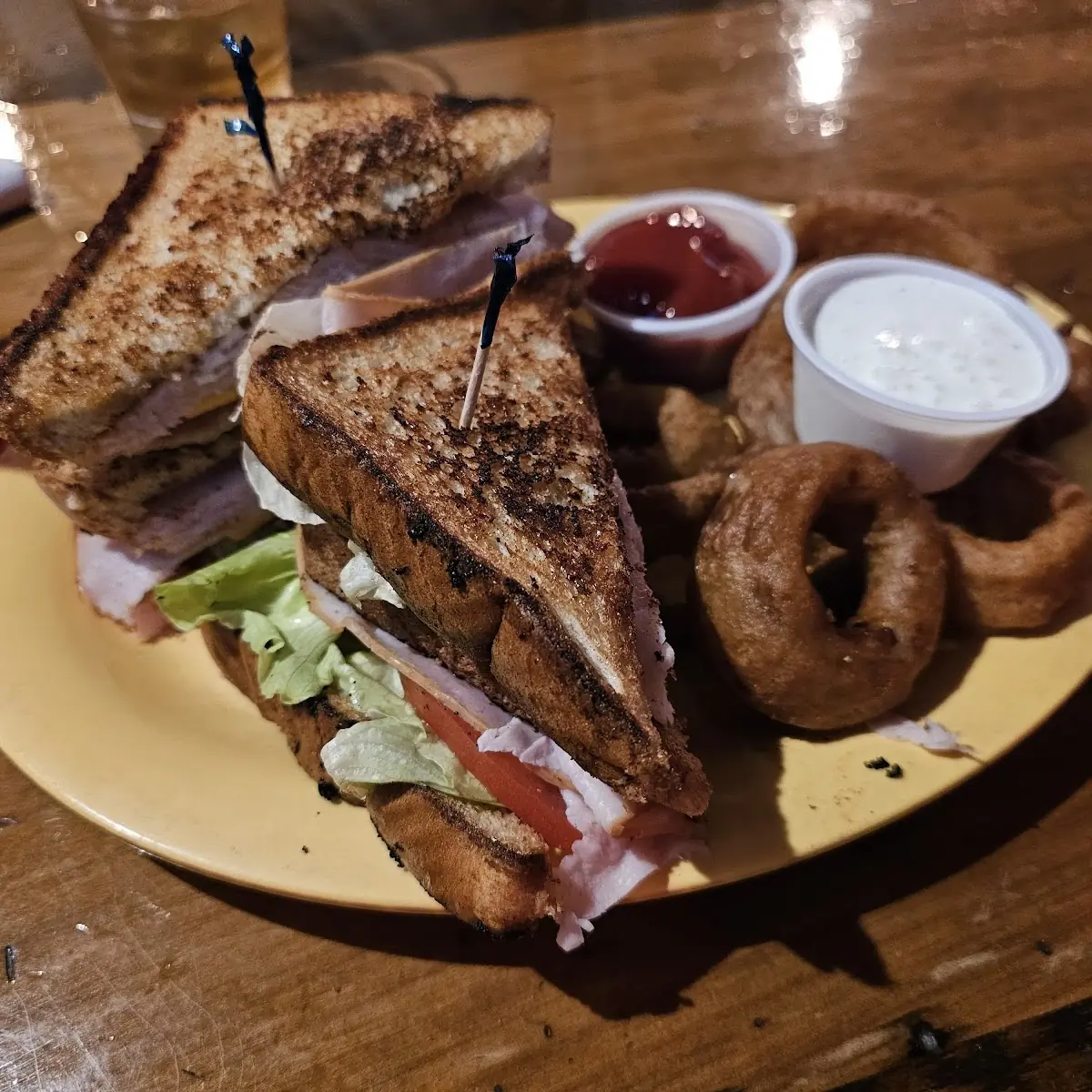 Club Sandwich with Side