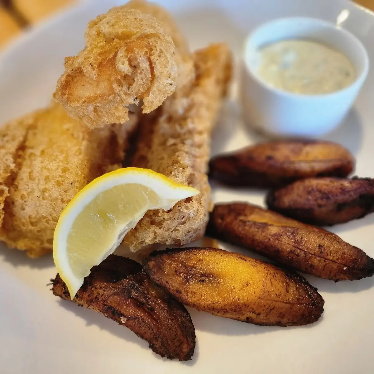Fried Fish with Plantains