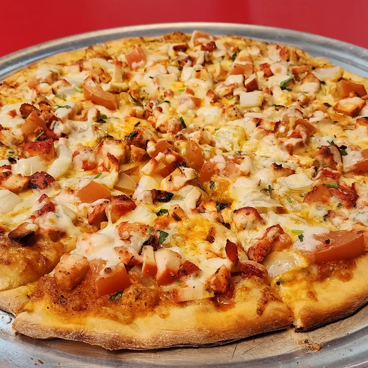 Butter Chicken Pizza
