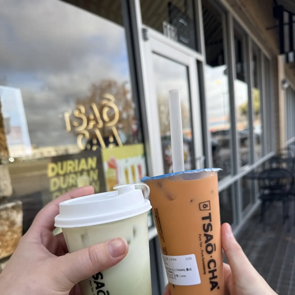 Strawberry Matcha and Thai Tea