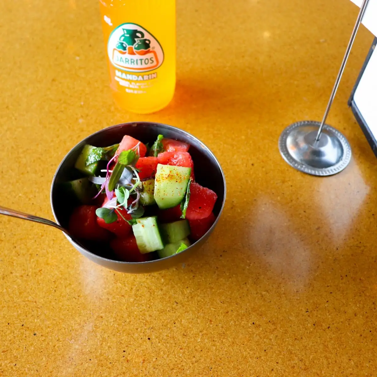 Watermelon Cucumber Salad