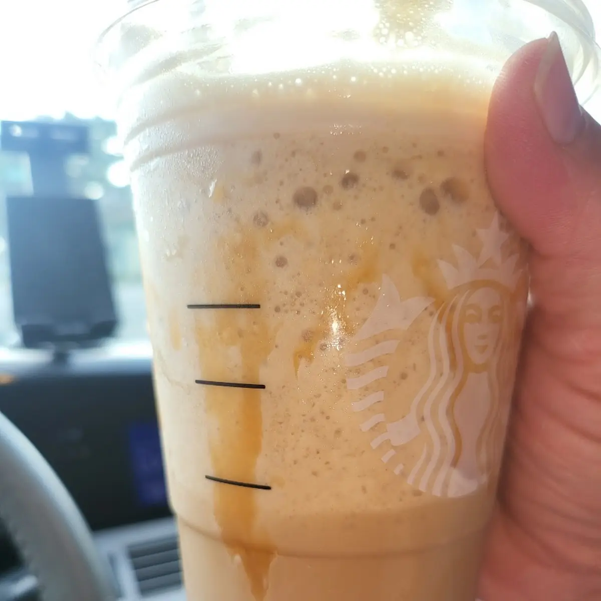 Caramel Frappe Extra Syrup