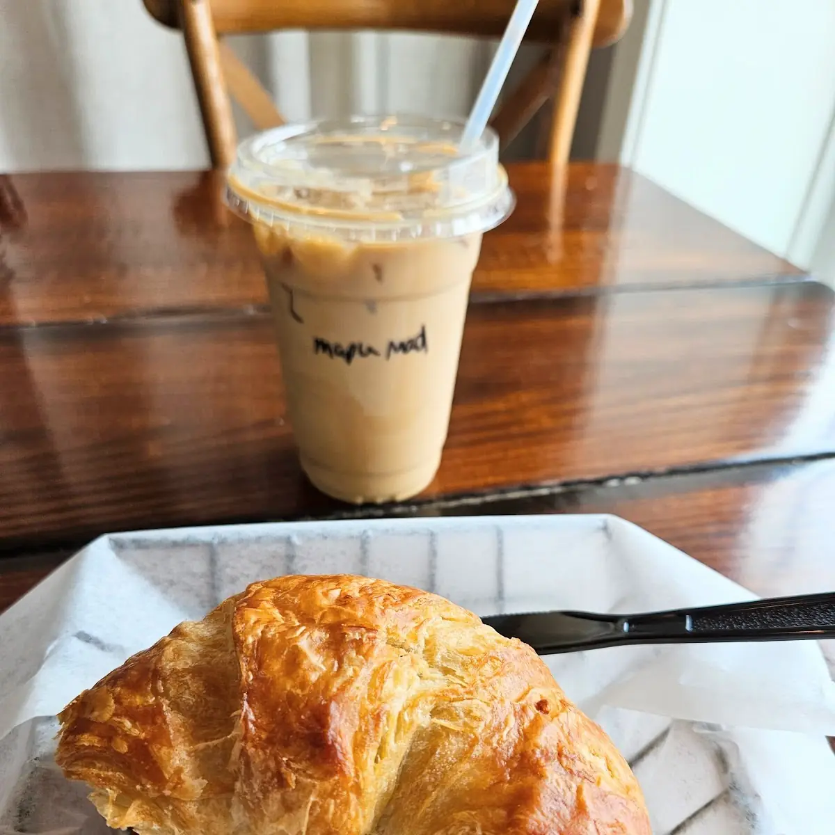 Chicken Salad on a Croissant Sandwich