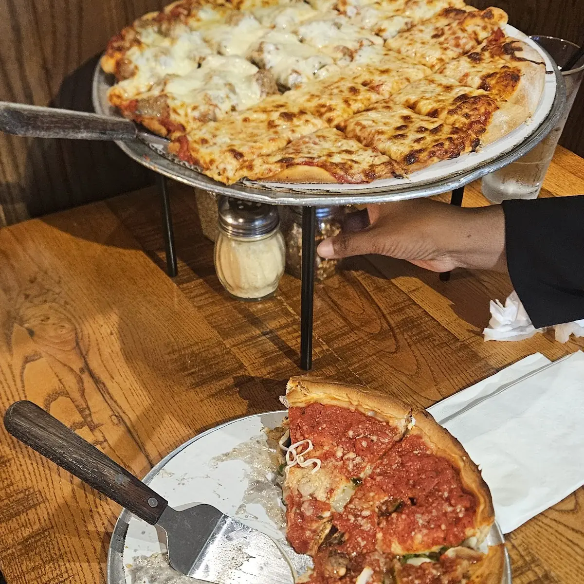 Deep Dish Sausage and Peppers