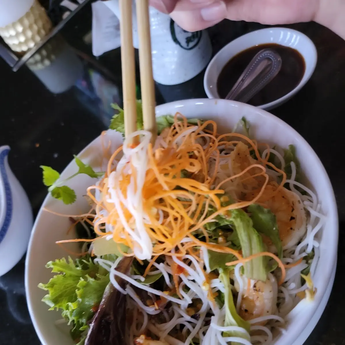 Grill Shrimp & Pork with Vermicelli