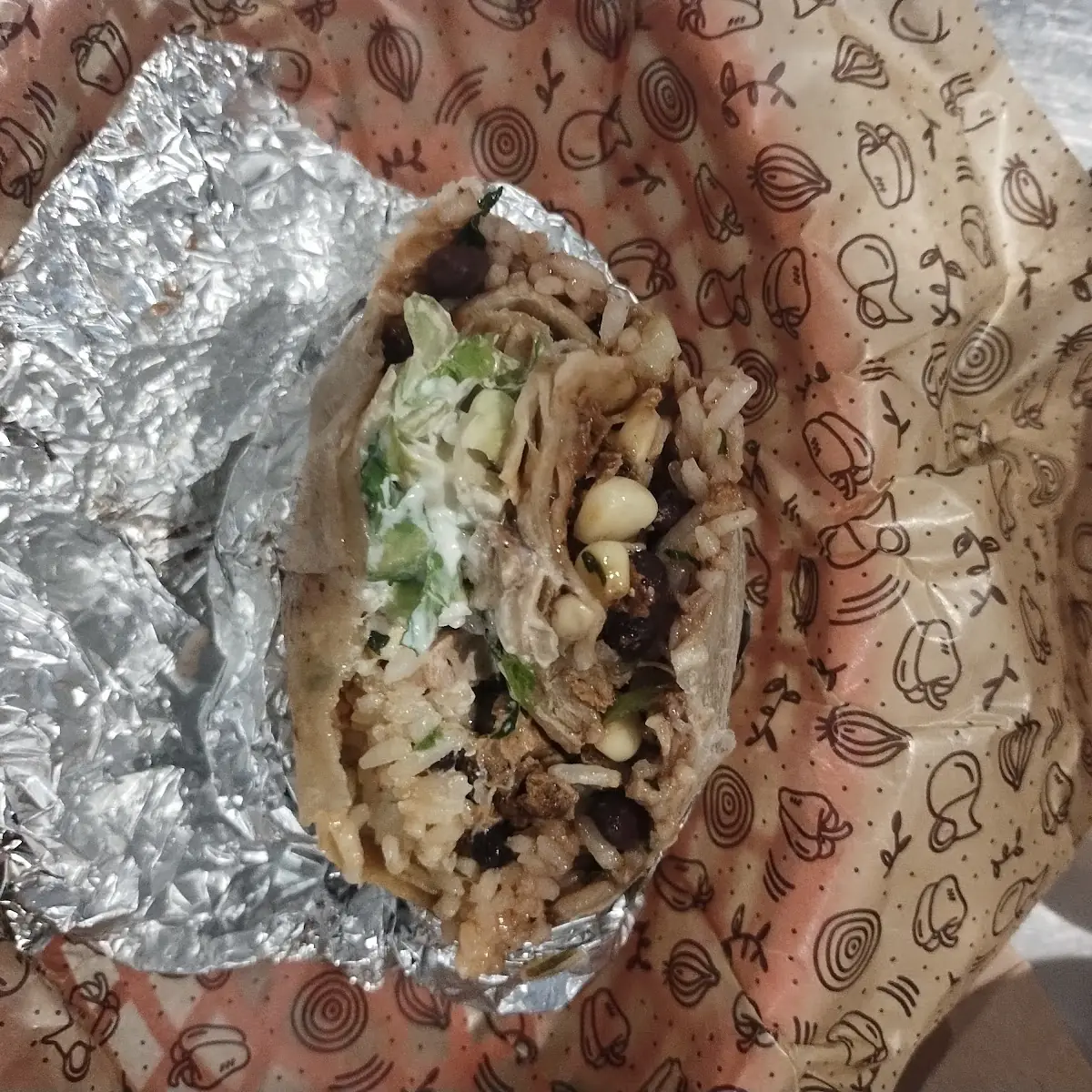 Chipotle Honey Chicken Burrito