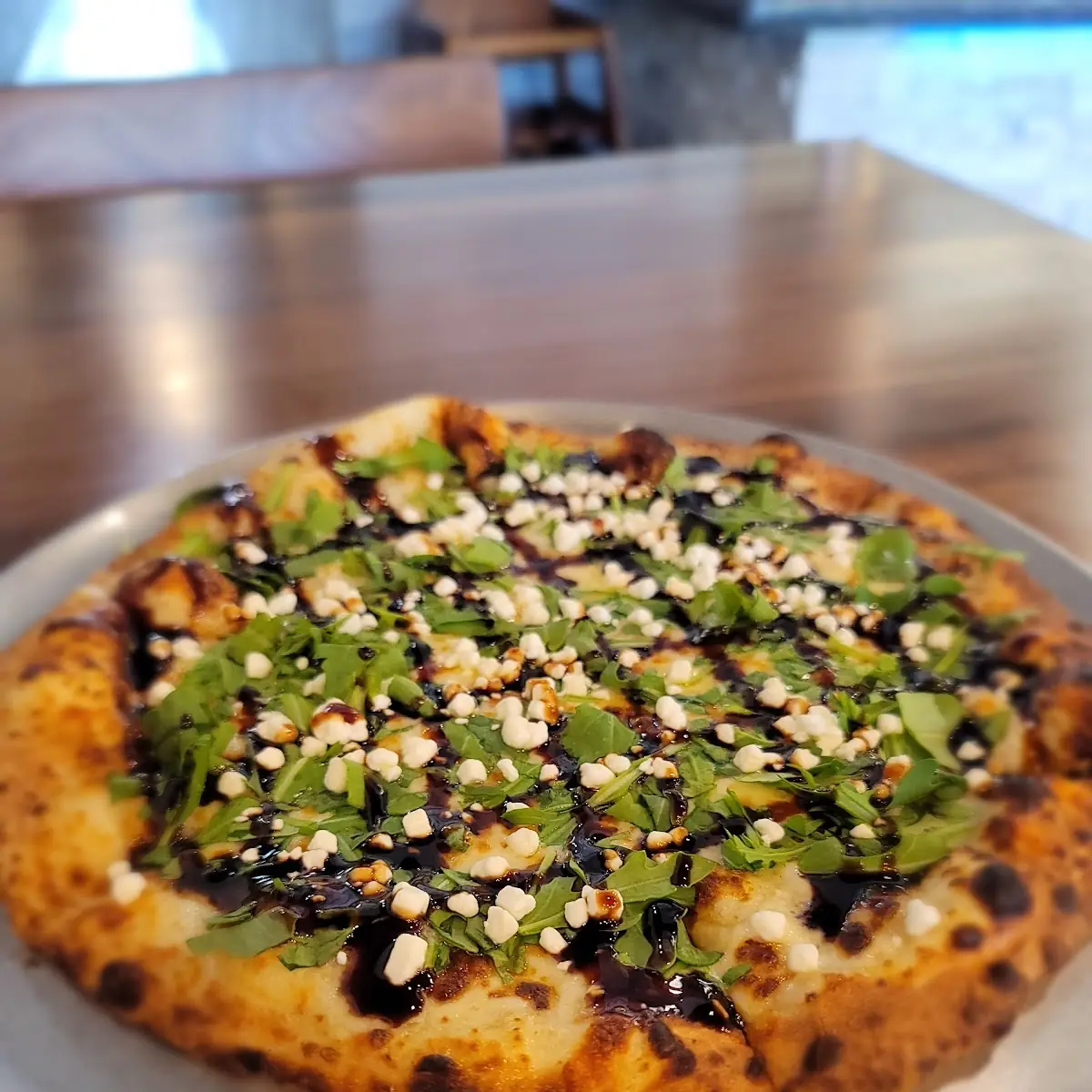 Pizza with Goat Cheese