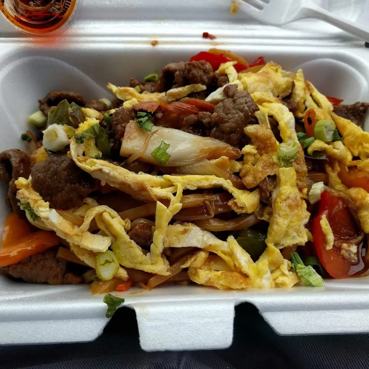 Udon Noodles and Beef