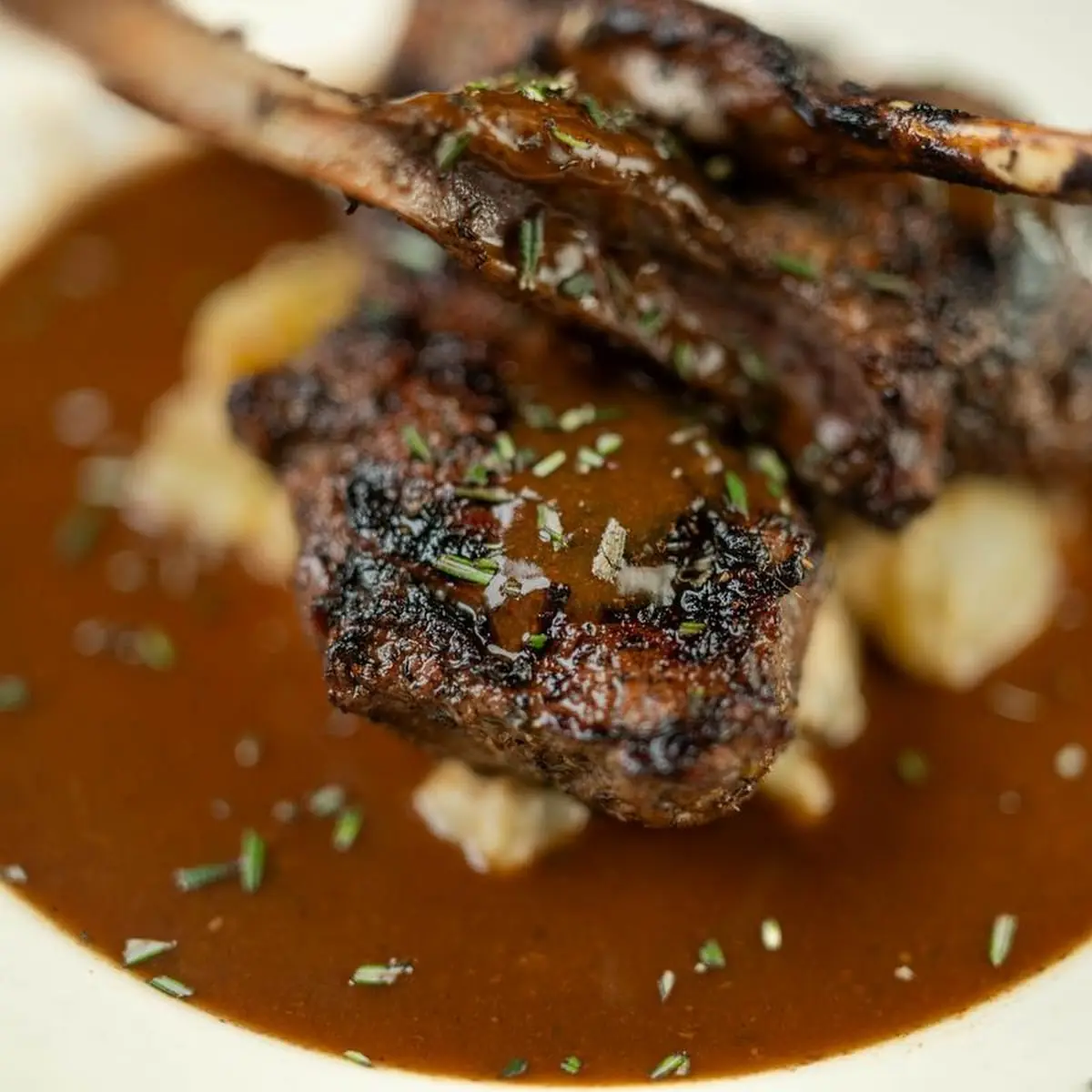 Catherine's Herb-Crusted Lamb Chops
