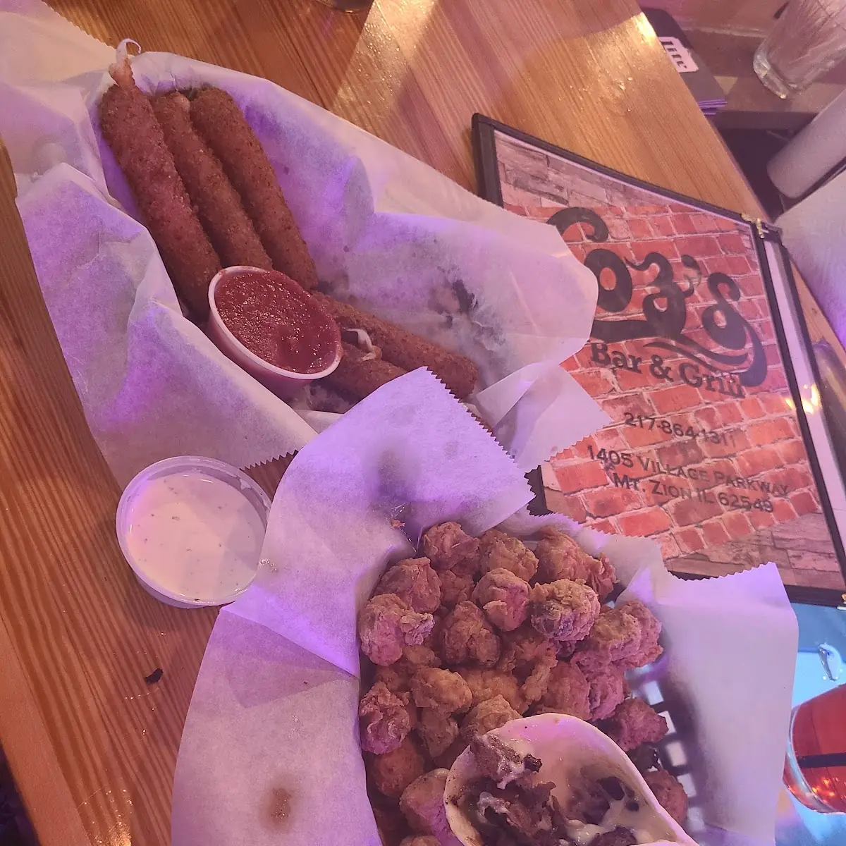 Steak Taco with Fried Mushrooms