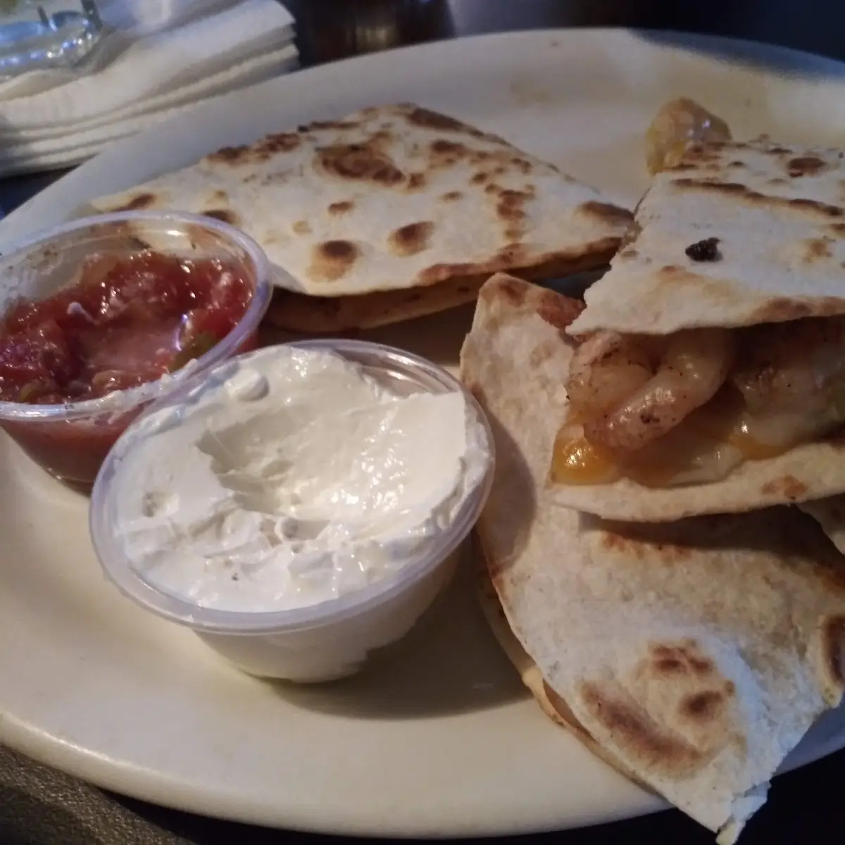 Rock Shrimp Quesadilla