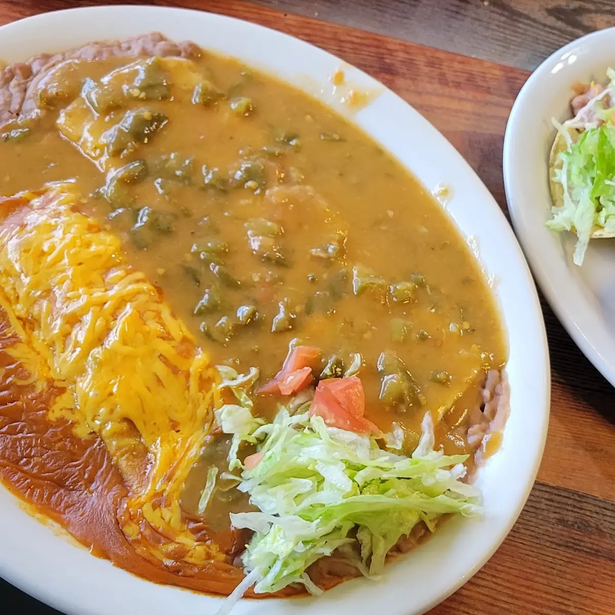 Smothered with Green Chile