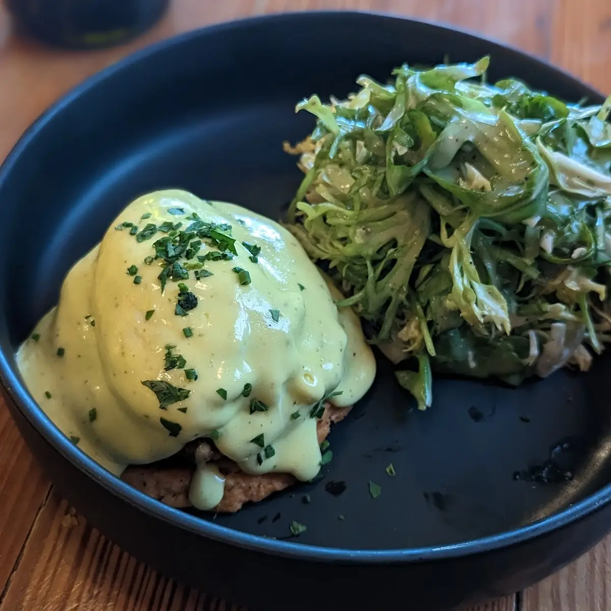 Fish Cake Benedict