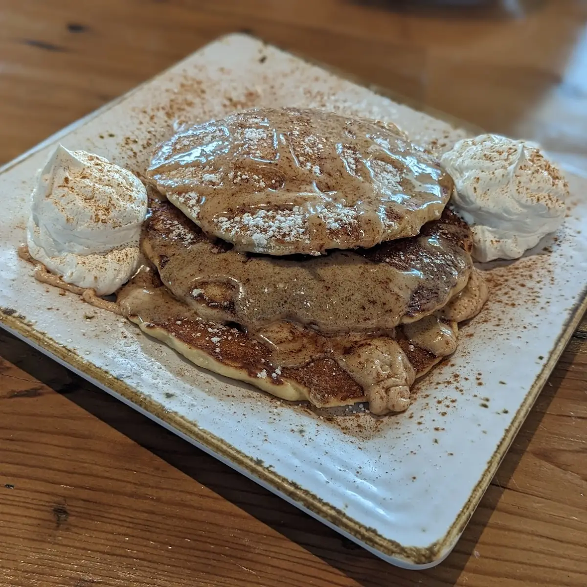 Cinnamon Roll Pancakes