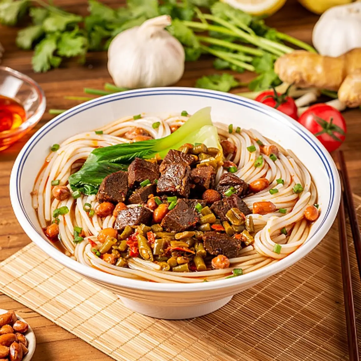 Spicy beef vermicelli 香辣牛肉粉️