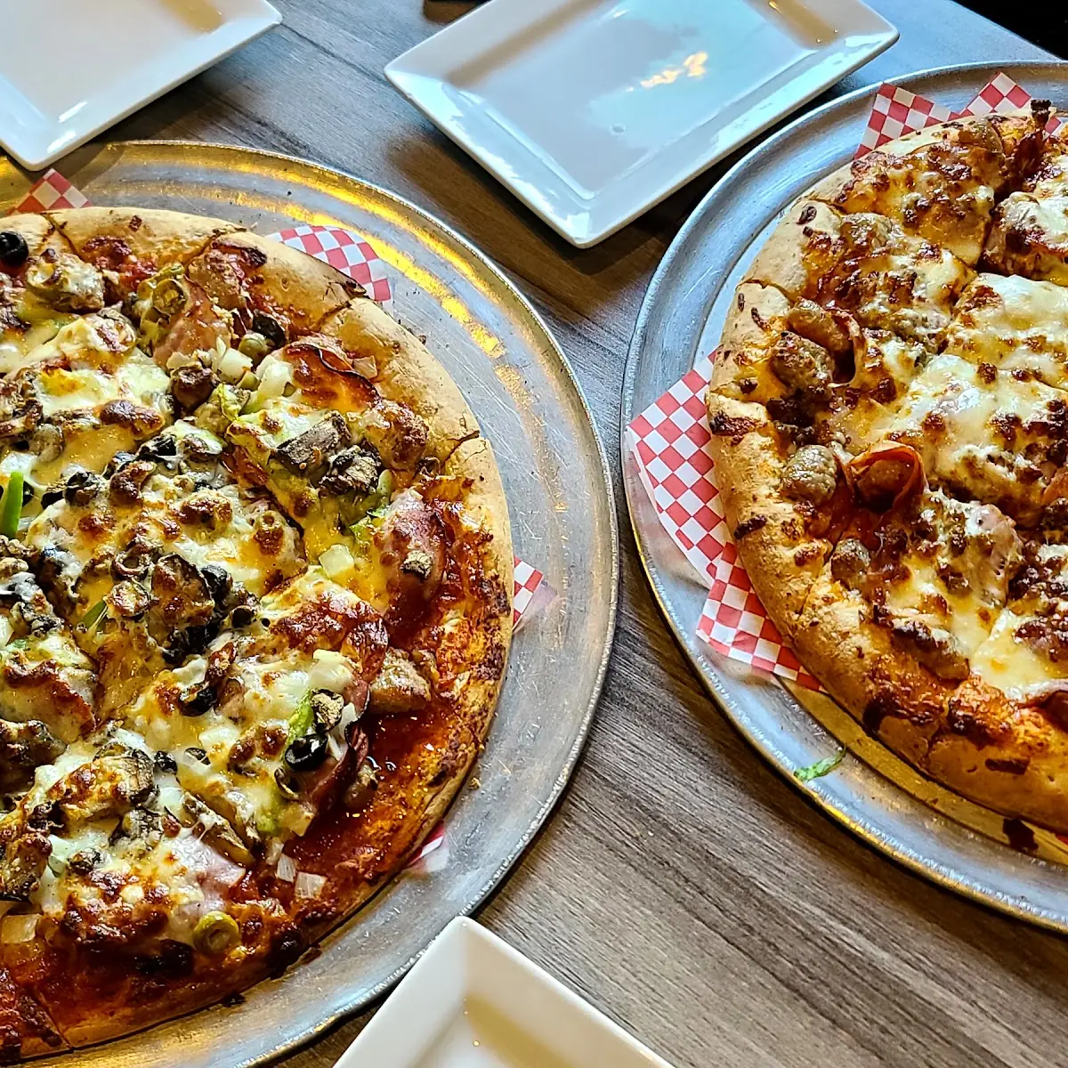 Supreme Pizza & Meat Lovers Pizza