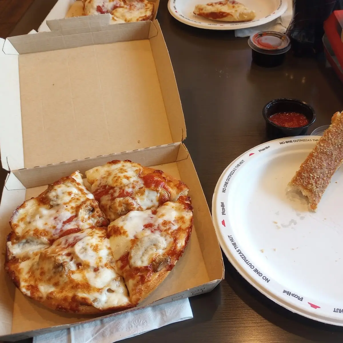 Cheese and Mushroom Personal Pizza