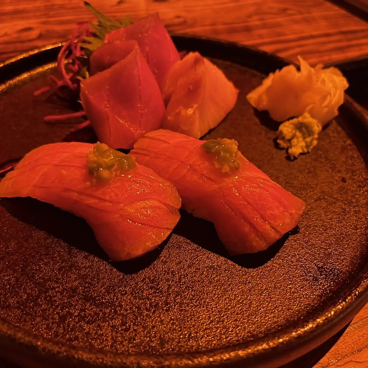 Yellowtail and Tuna Sashimi