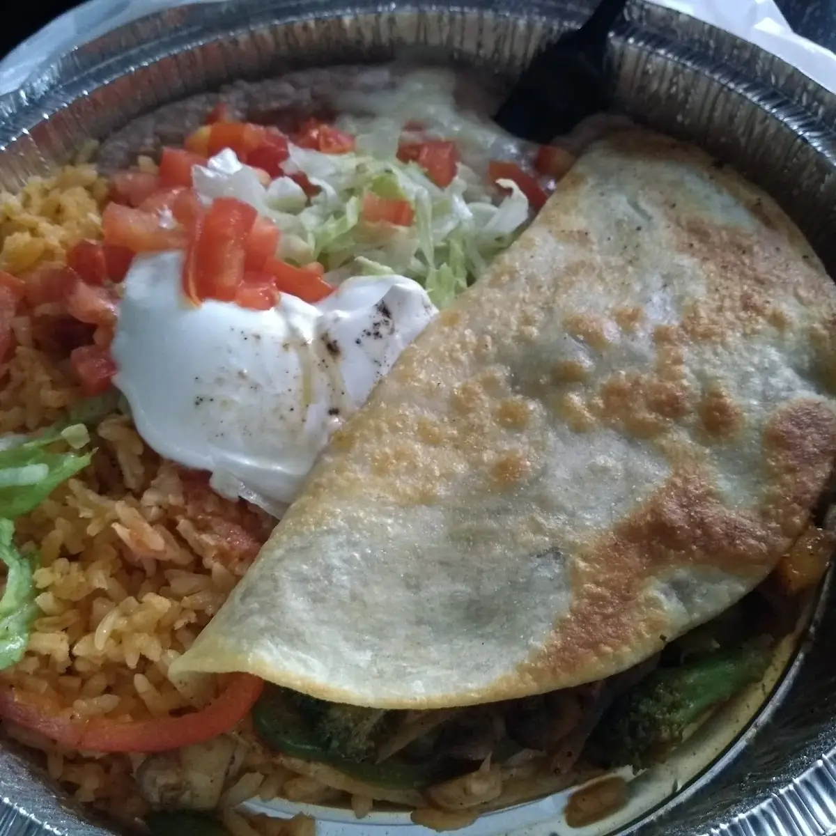 Veggie Fajita Quesadilla