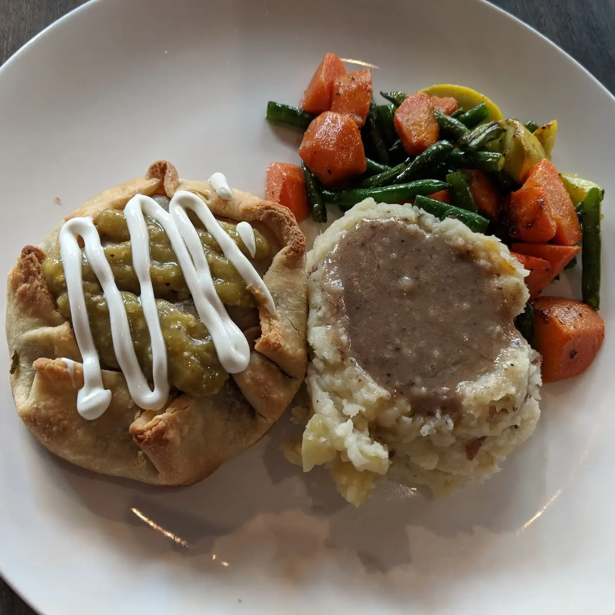 Pork Salsa Verde Pie