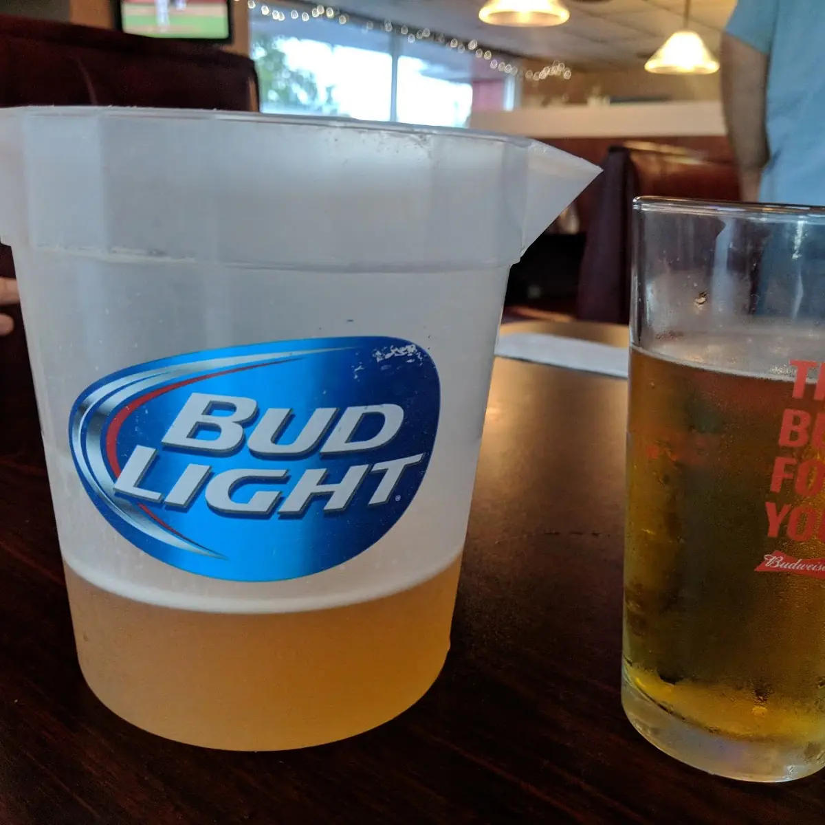 Bud Light by the Pitcher Is Much Cheaper