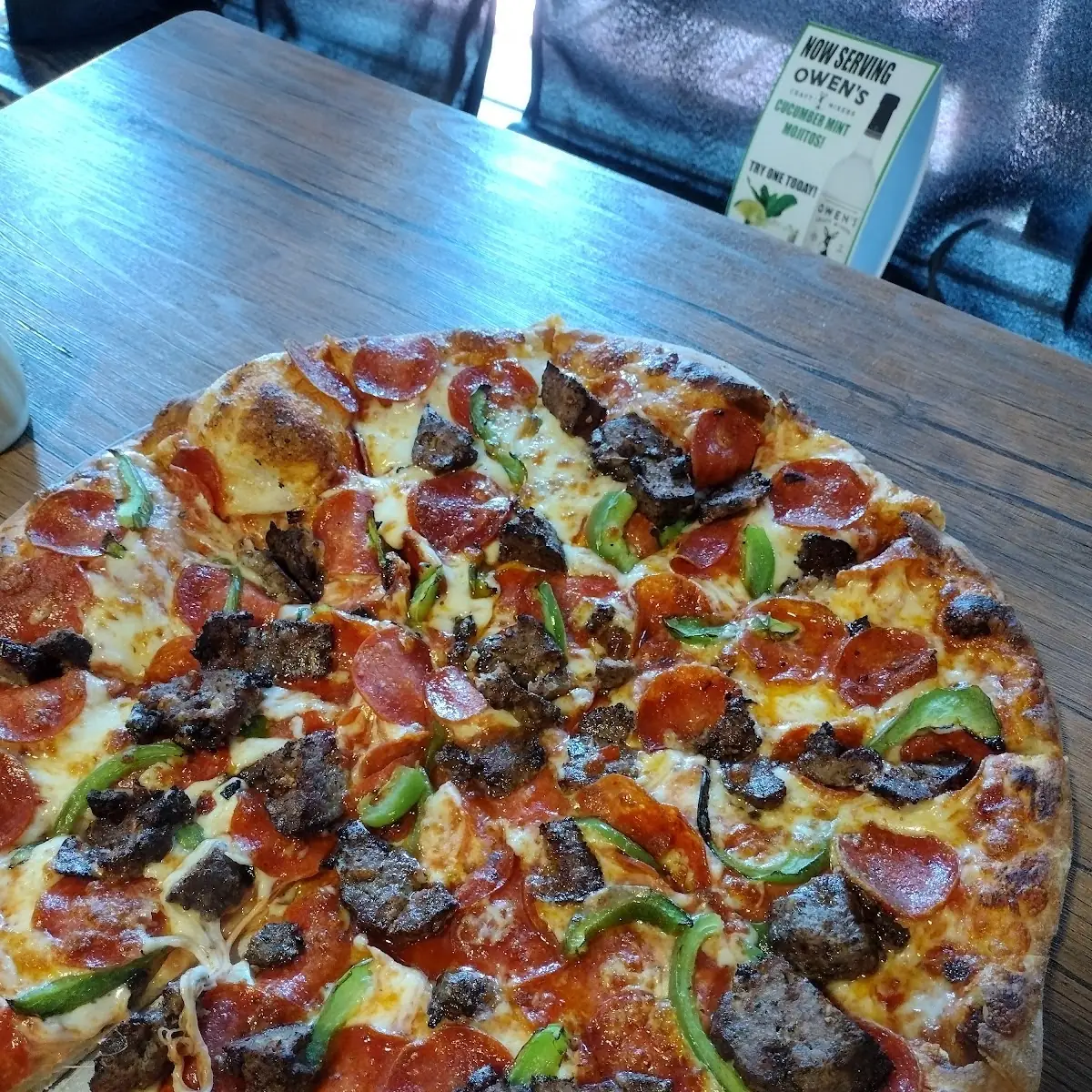 Pepperoni Pizza and Meatballs