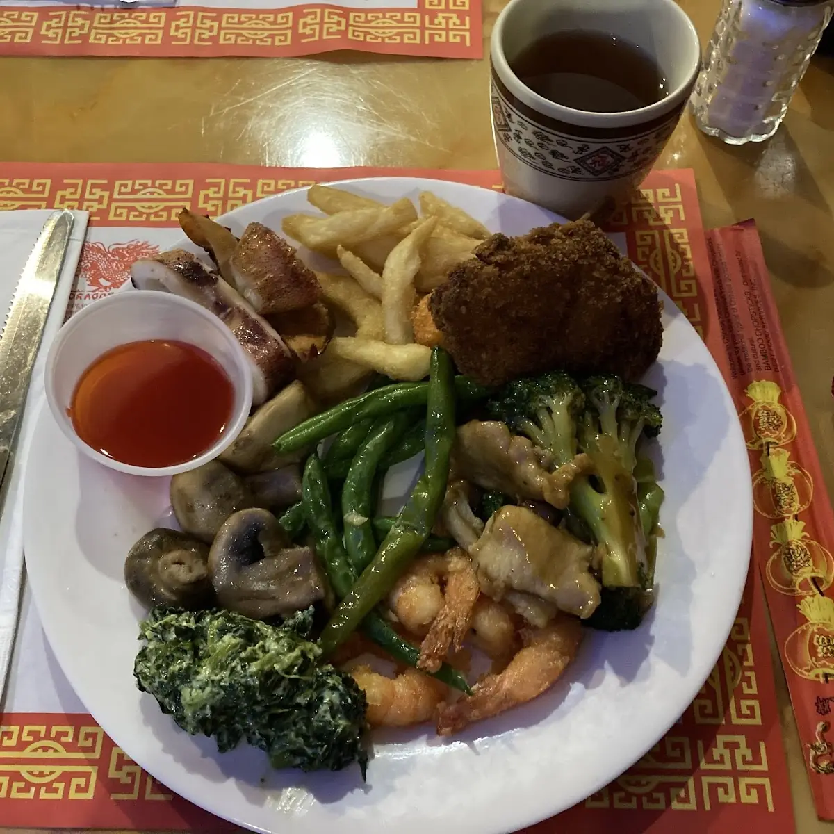 Three Hunan Seafood Combination