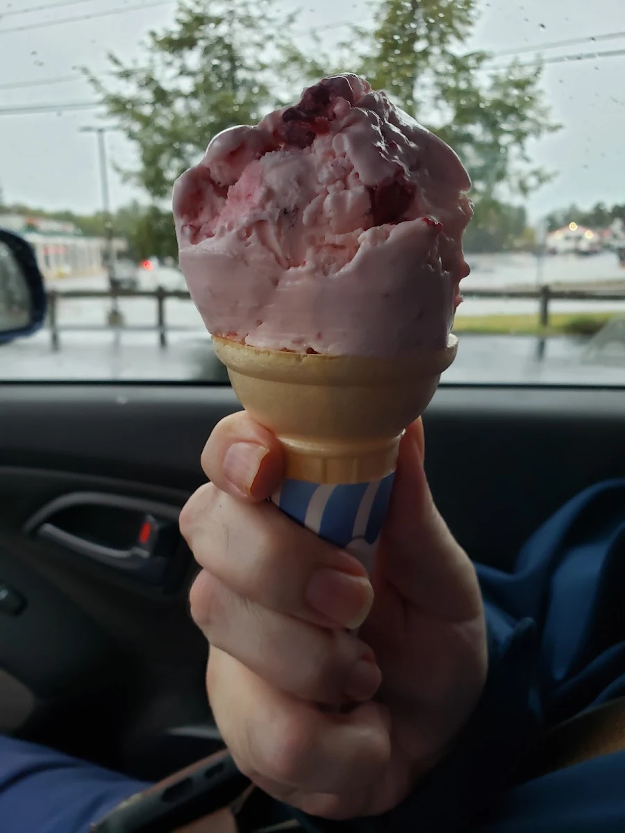 Strawberry Ice Cream Cone