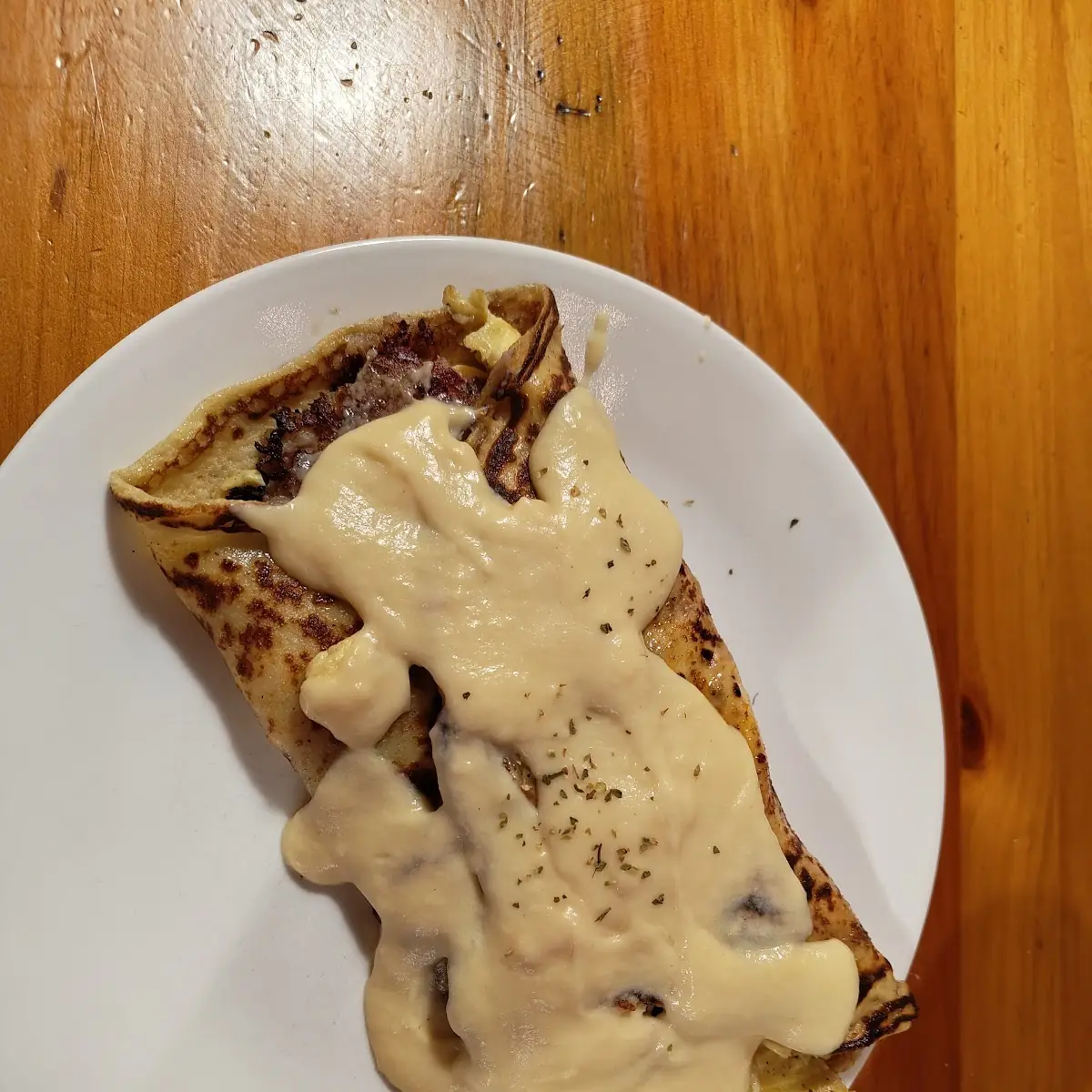 Corn Beef Hash Supreme Crepes