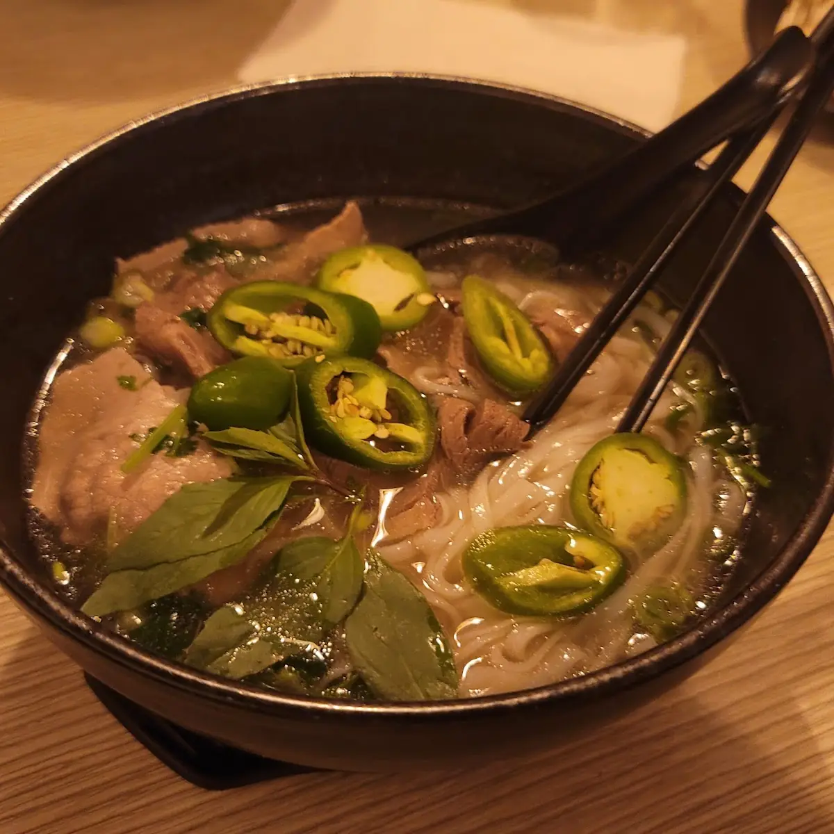 Rare Steak Beef Pho