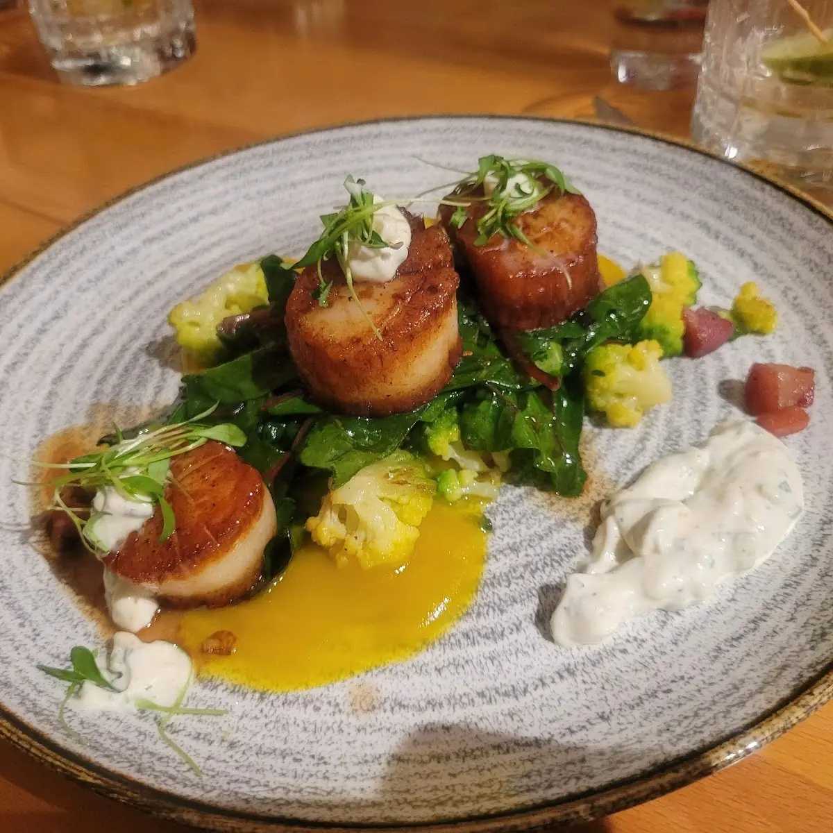 Pan Seared Scallops