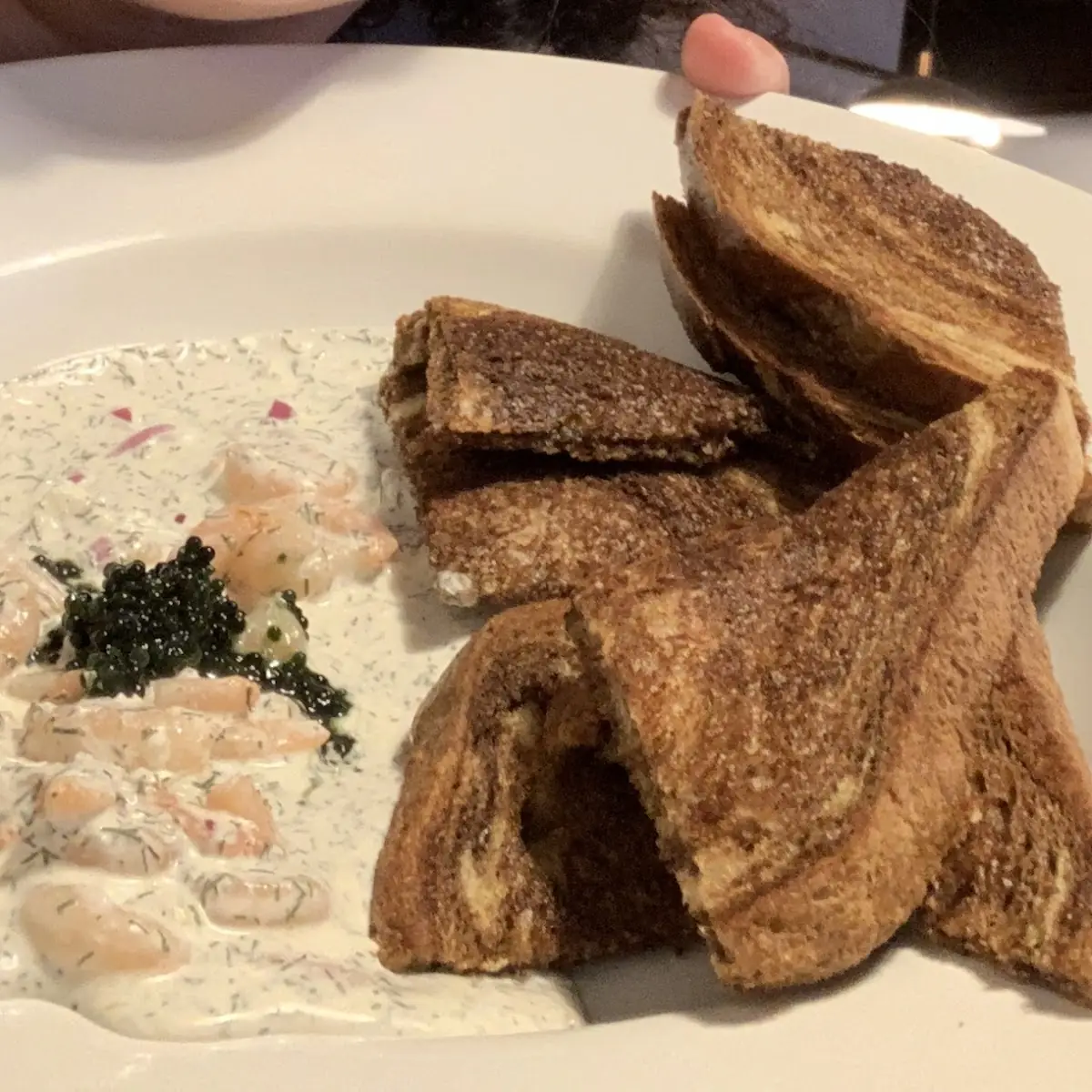 Shrimp Salad on Rye