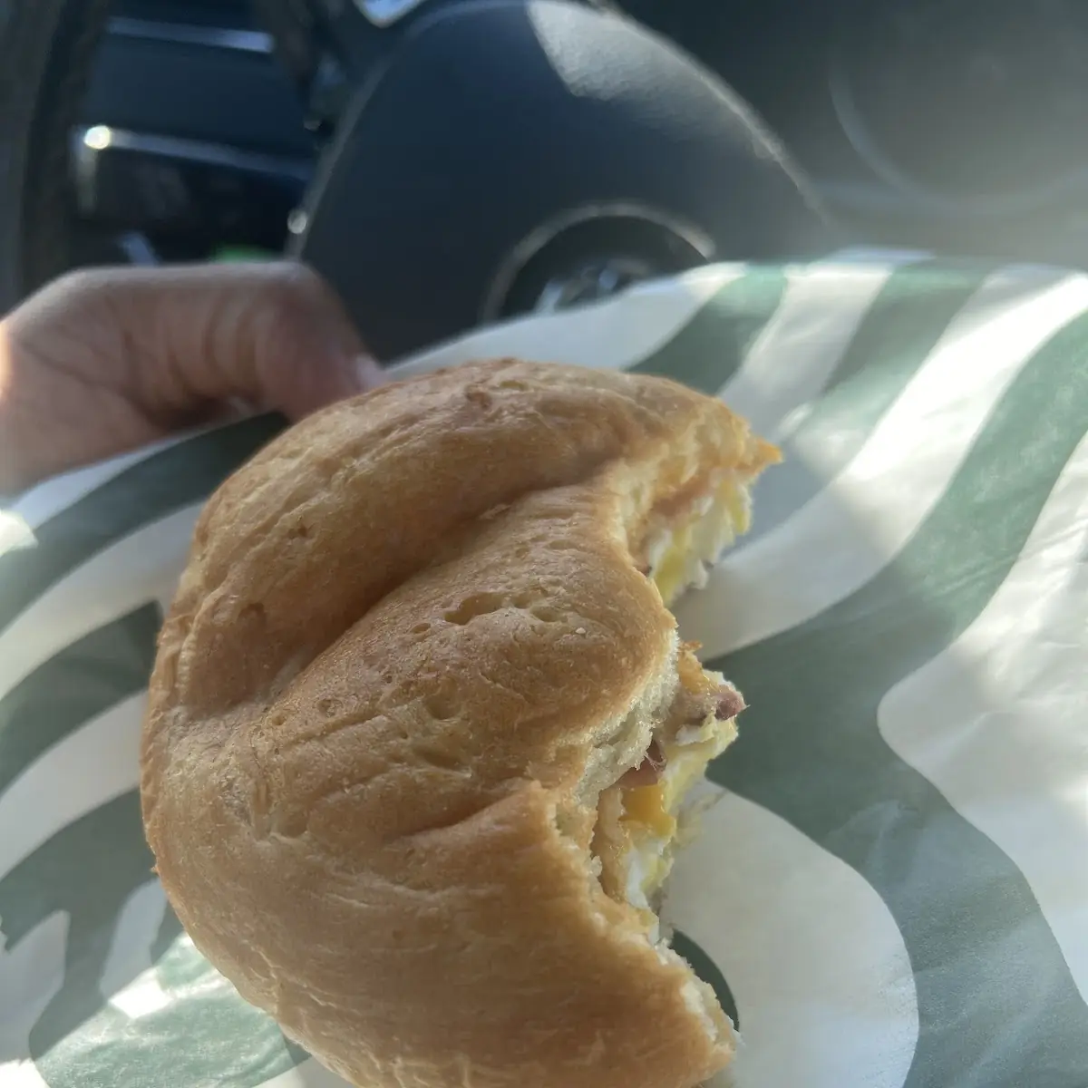 Double-Smoked Bacon Cheddar & Egg Sandwich
