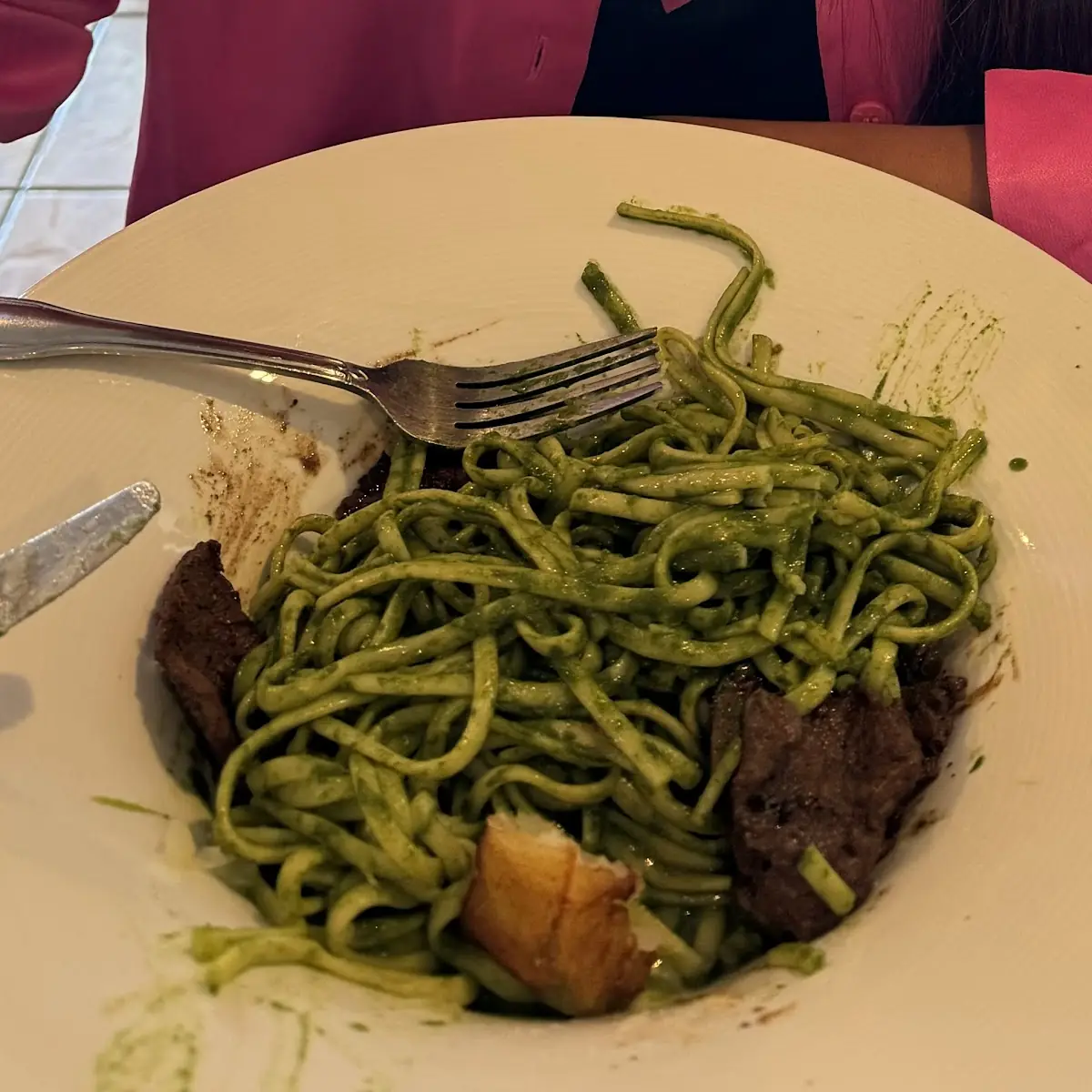 Tallarines Verdes Con Steak
